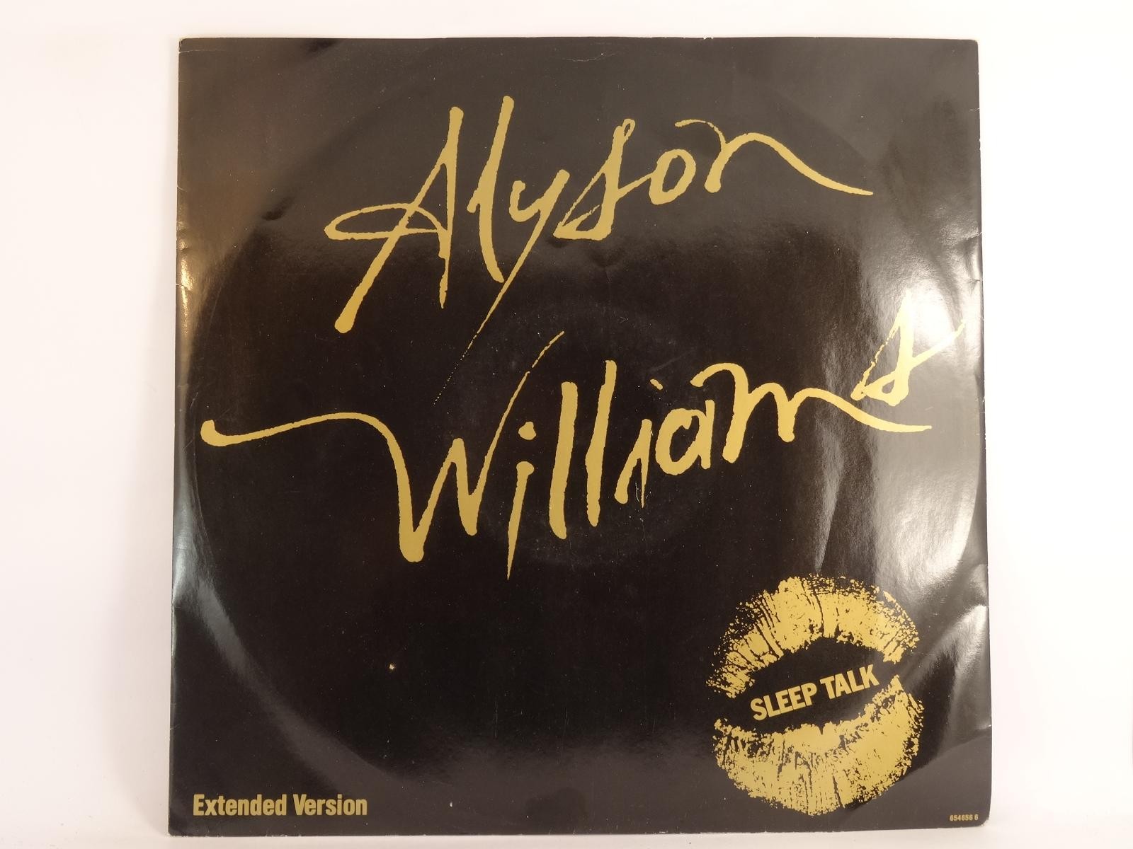 ALYSON WILLIAMS SLEEP TALK (10) 3 Track 12" Single plus Picture Sleeve CBS