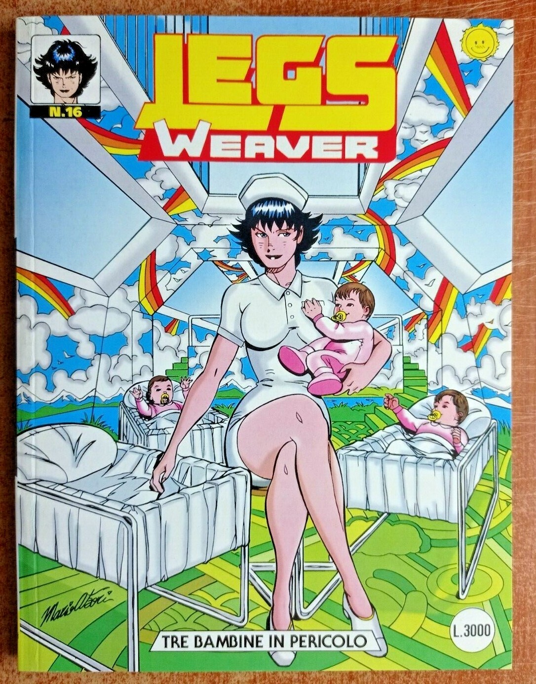 BONELLI EDITORE-LEGS WEAVER   N.16-NEW-EDICOLA/PERFECT-RIF.8390