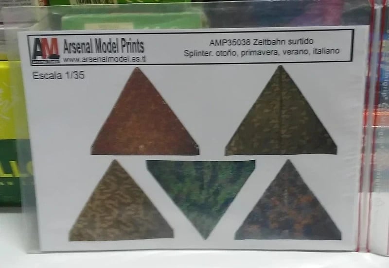 Zeltbahn: Primavera, Verano, Otoño, Invierno, Italiano. Arsenal Model 1/35