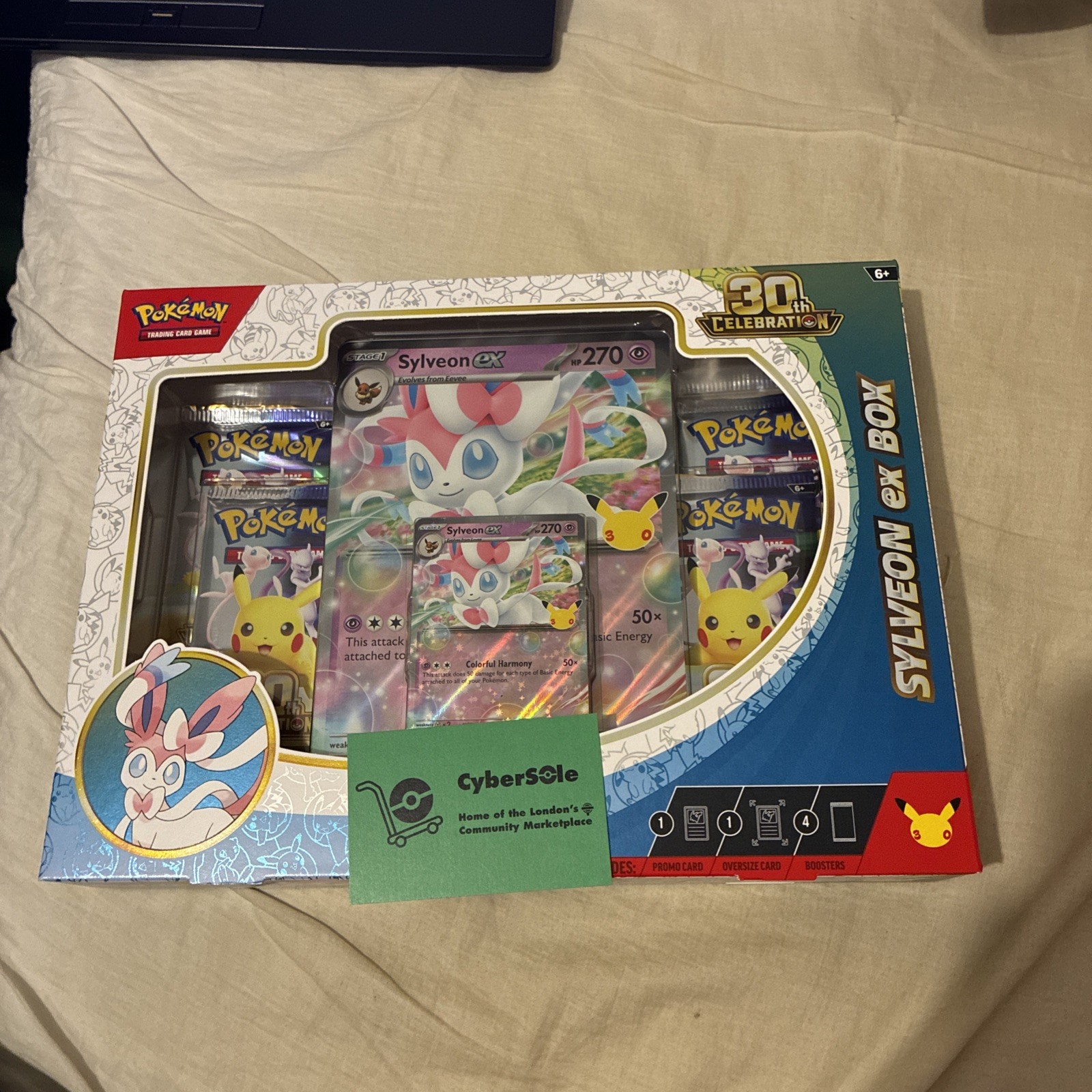 Pokémon TCG 30th Celebration / Anniversary Sylveon ex Box New & Sealed