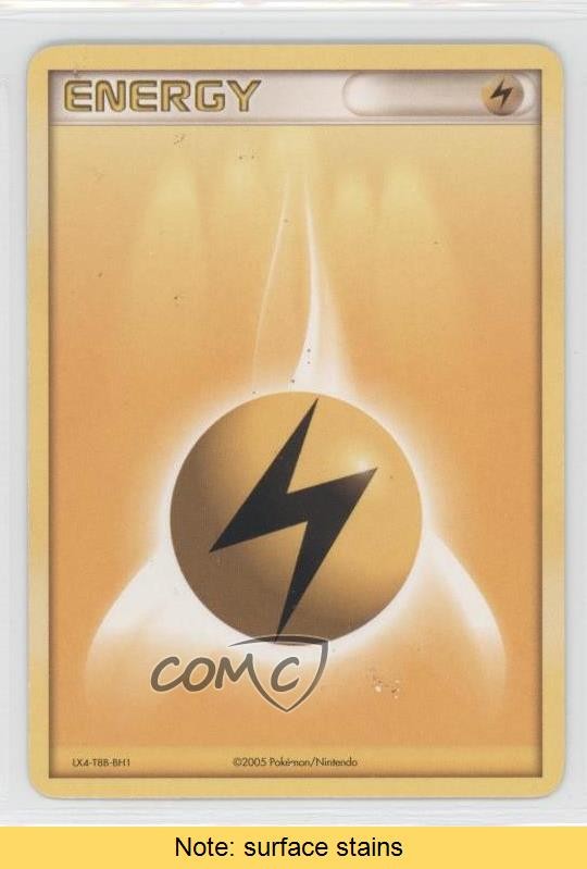 Energia Fulmine (2005) Pokémon Promo ed Energie Varie 1997 LEGGI 4w6