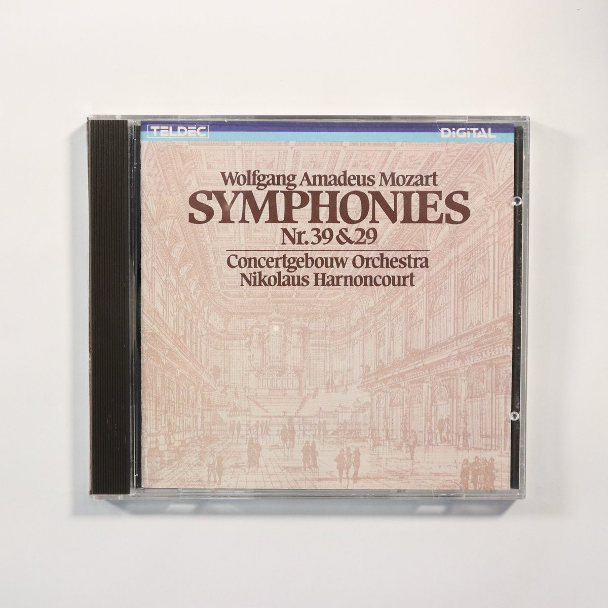 Mozart – Symphonies Nr. 39 & 29 CD 1984 Nikolaus Harnoncourt Classical Teldec