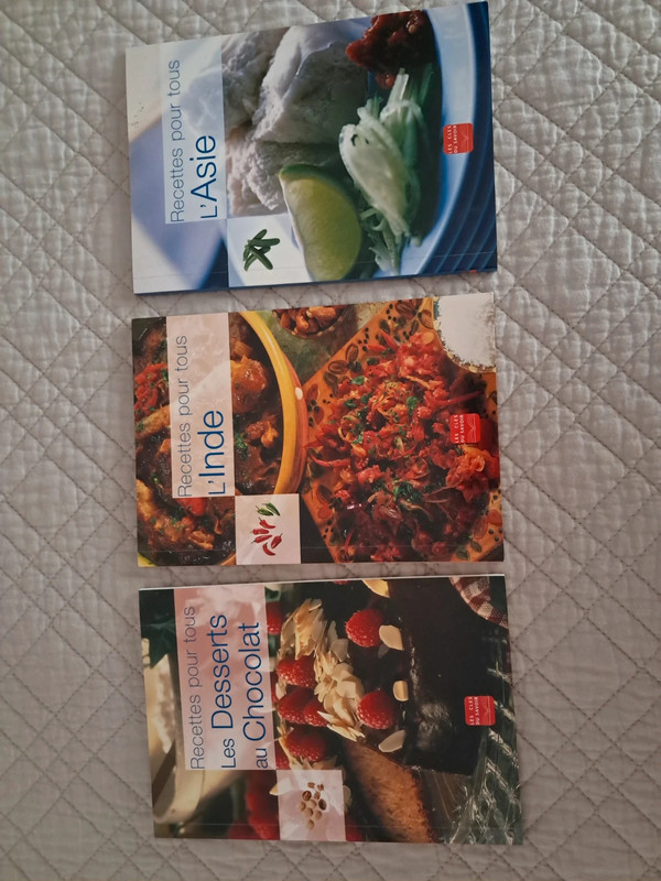 Lot de livrets cuisine