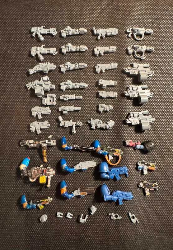 Space Marines Special Range Weapons Melta Plasmagun Flamers Warhammer 40k Bits