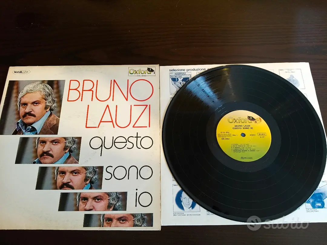 Vinile 33 giri "Questo sono io" Bruno Lauzi