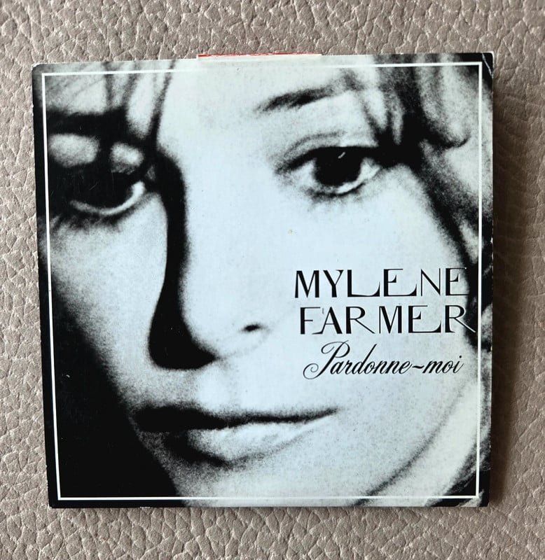 Mylène Farmer 💋 Pardonne-moi CD single Tryptique Chevalet