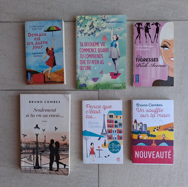 Lot 6 romans dont 3 de Bruno Combes