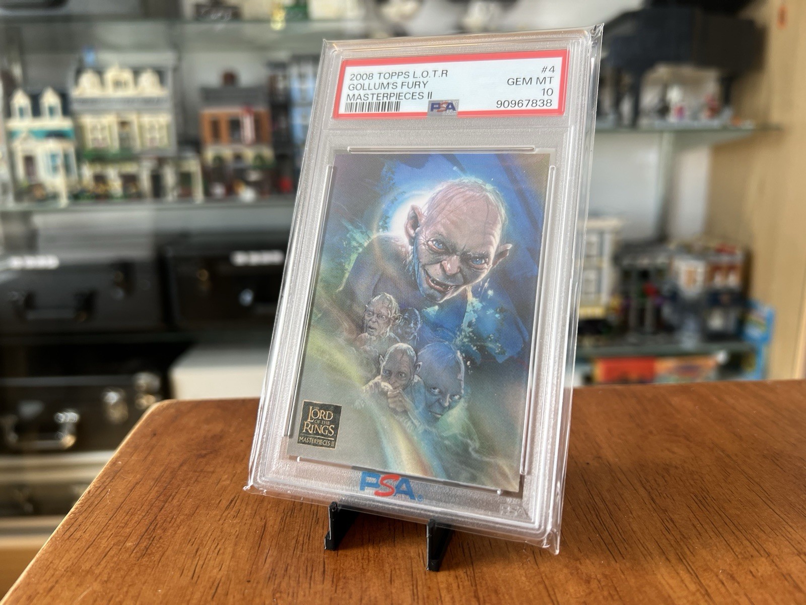 PSA 10 Gollum’s Fury 2008 Topps Masterpieces II #4 Il Signore degli Anelli LOTR Iconic
