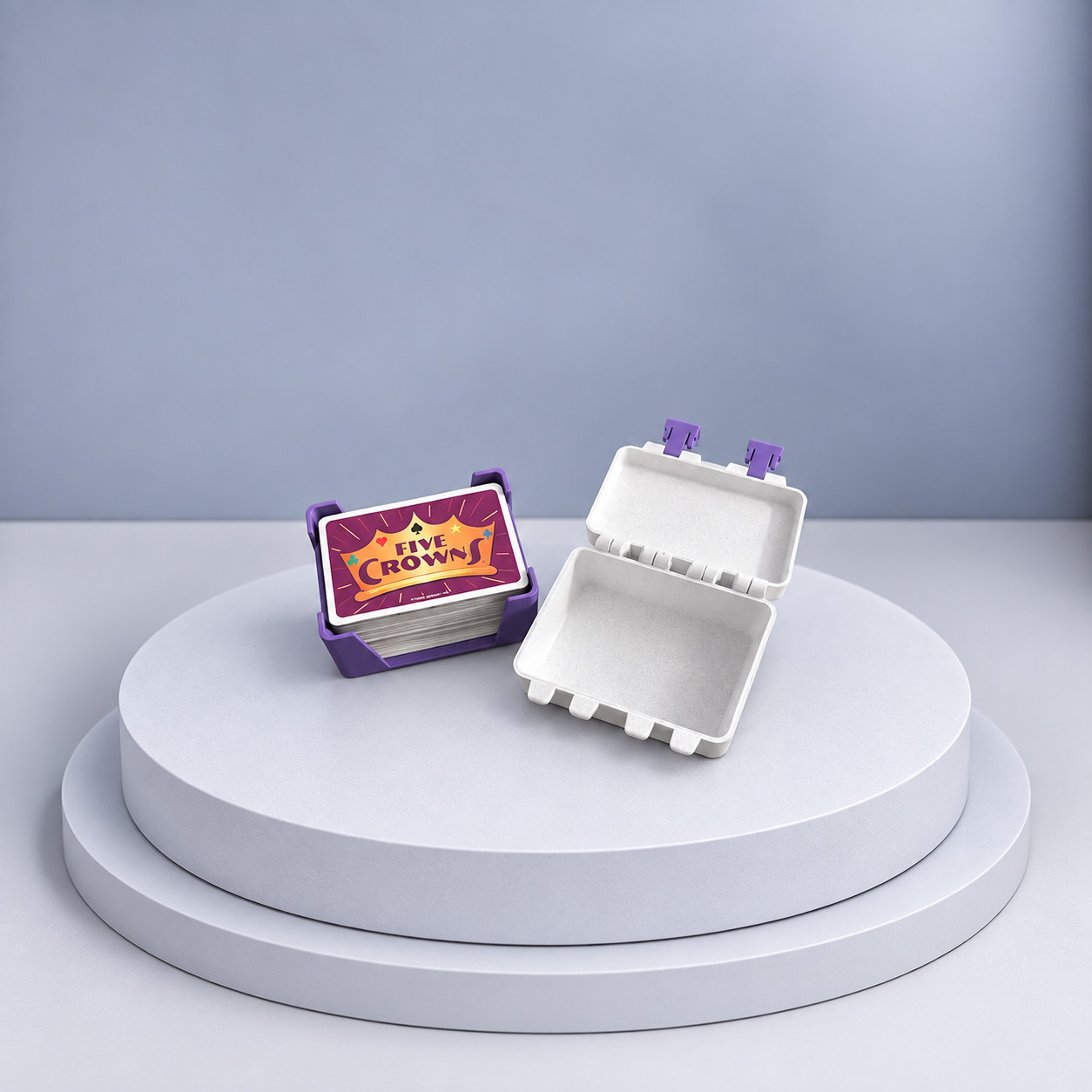 3D Printed | Five Crowns Card Box | Compact Storage Case