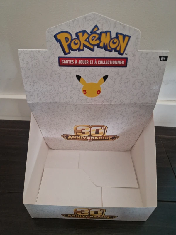 Présentoir duopack 30 ans pokemon
