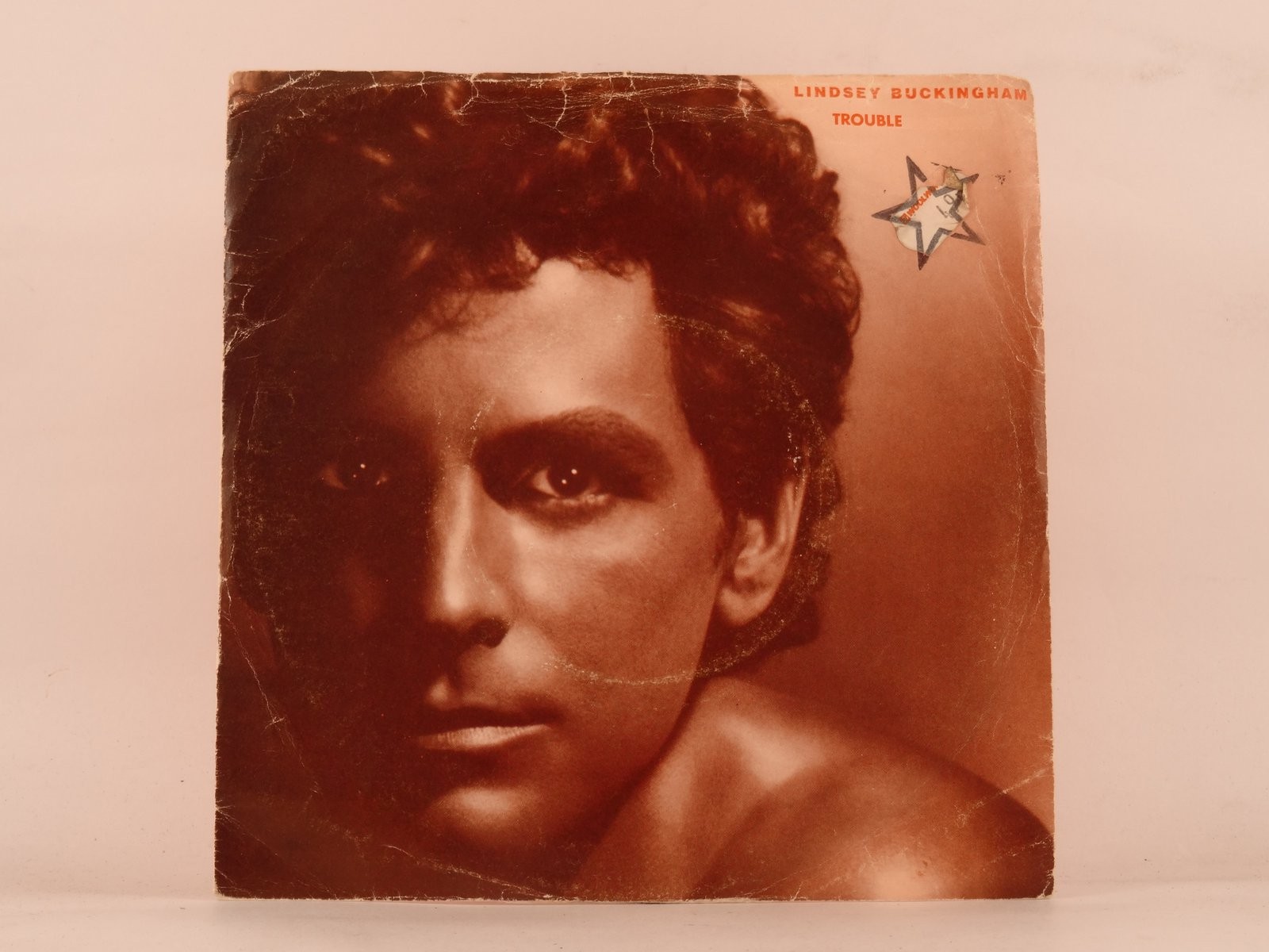 LINDSEY BUCKINGHAM TROUBLE (94) 2 Track 7" Single including Picture Sleeve MERCU
