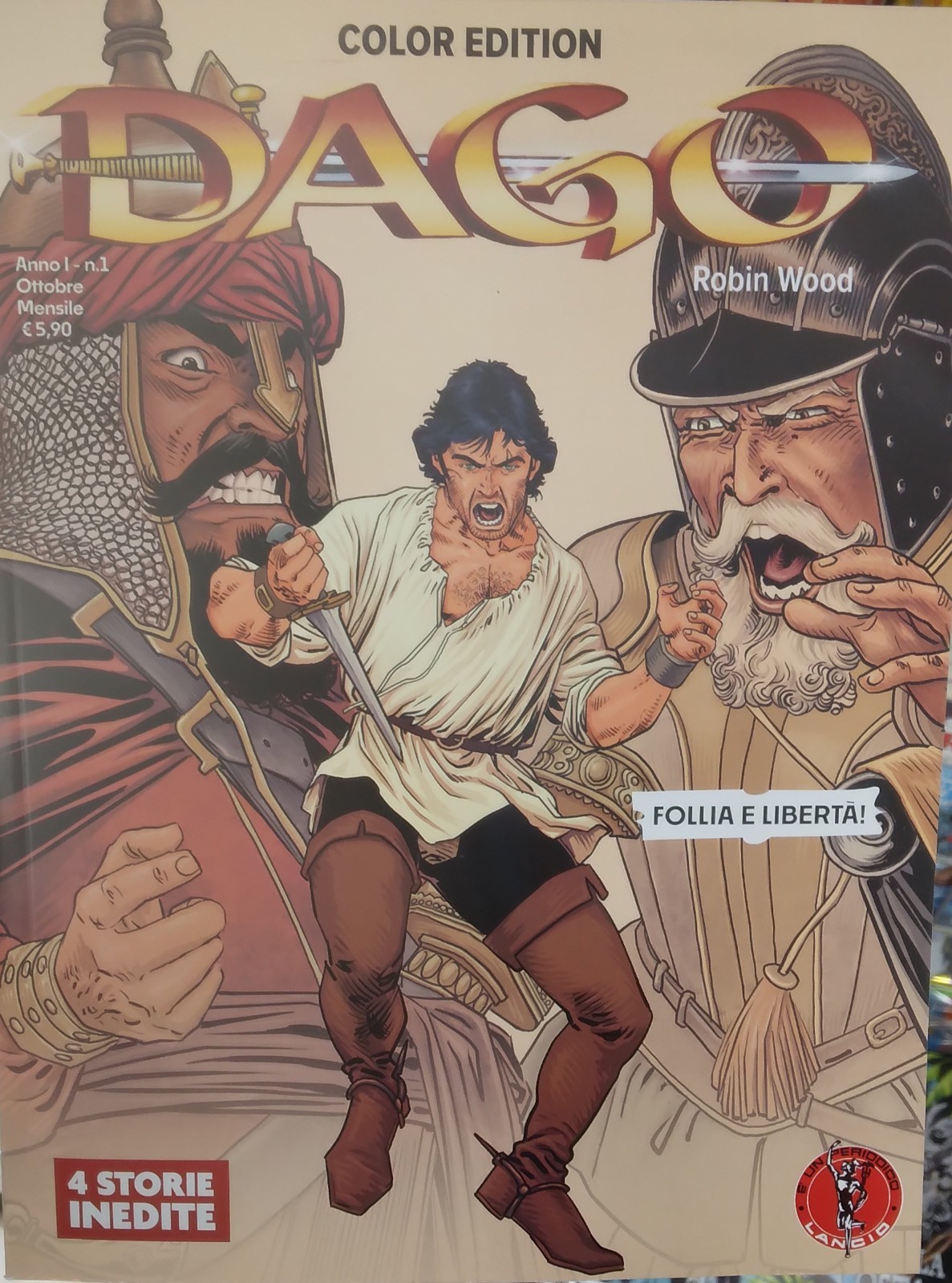 DAGO COLOR EDITION 1 FOLLIA E LIBERTÀ ROBIN WOOD EDIZIONI LANCIO SPREA