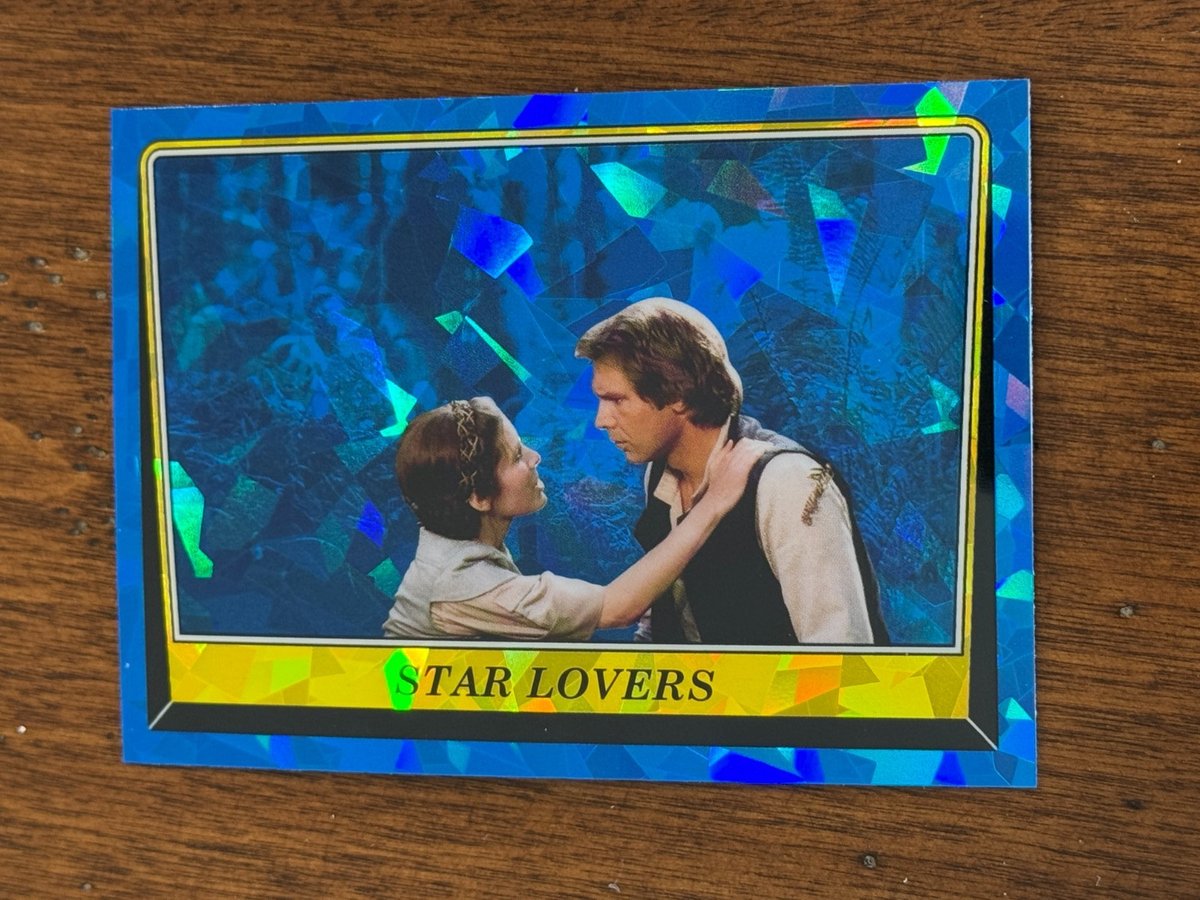 2023 Topps Chrome Sapphire Star Wars ROTJ Star Lovers #187