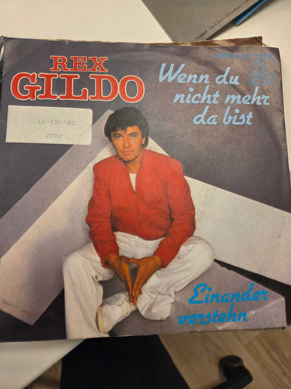 Rex Gildo Wenn du nicht mehr da bist 7 inch singel vinyl