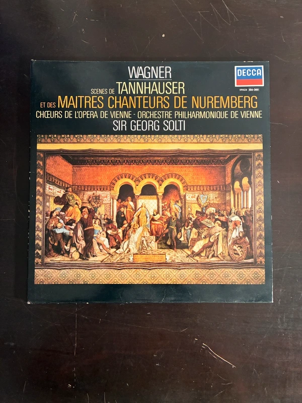 Vinyle 33T Wagner Solti Tannhäuser Decca 591124