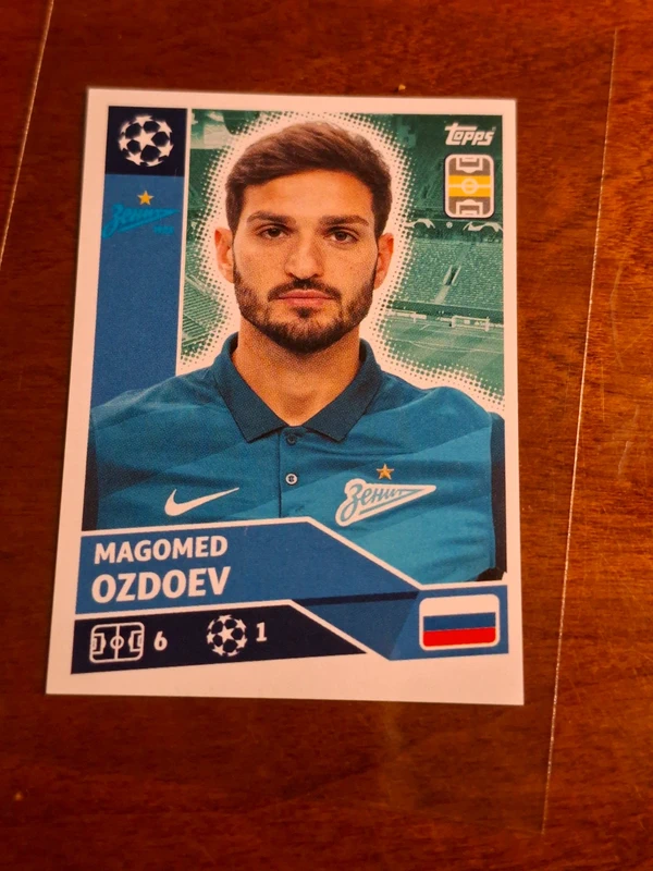 Cromo Magomed Ozdoev - Zenit Saint Petersburg - Topps Champions League 2020-2021
