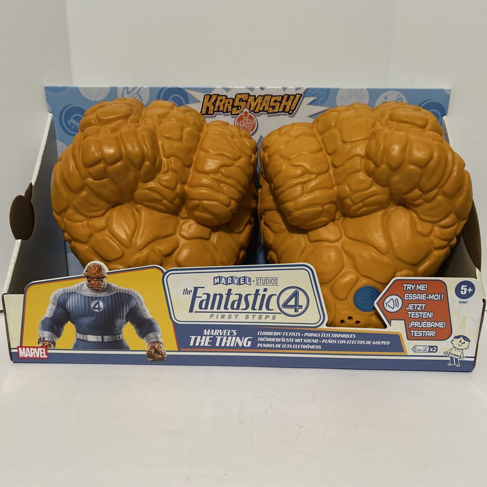 Guanti Marvel Fantastic Four The Thing Mani Pugni in Schiuma/con Suono