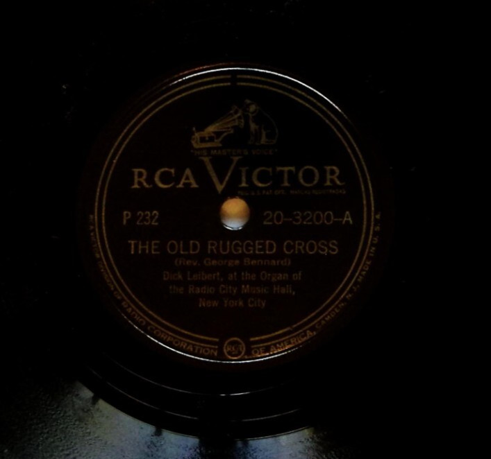 DICK LEIBERT – HYMNS FOR SINGING  RCA VICTOR RECORDS  78 RPM 947