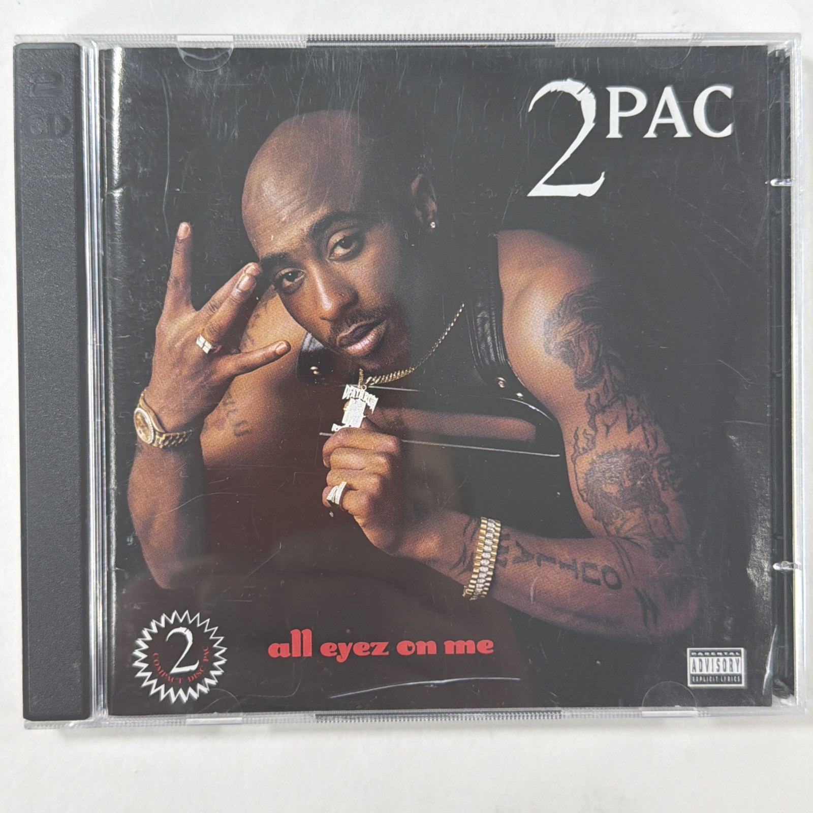 2PAC - All Eyez On Me (explicit) - 2 CD - Enhanced Explicit Set Tested!