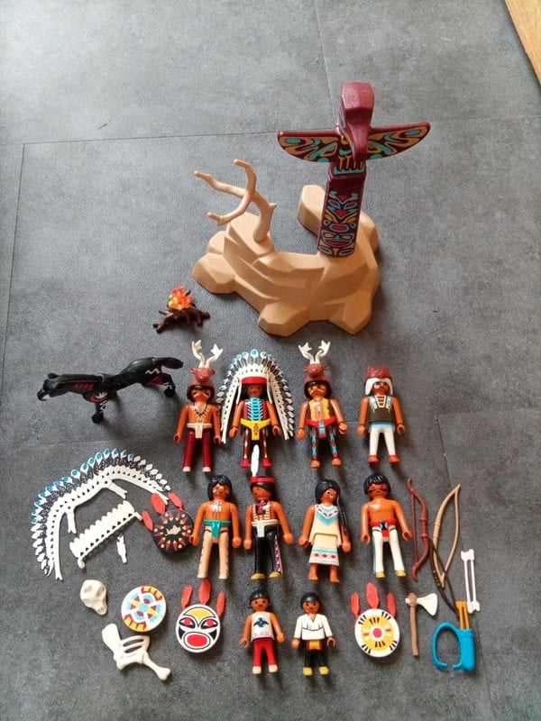 Lot Playmobil indiens