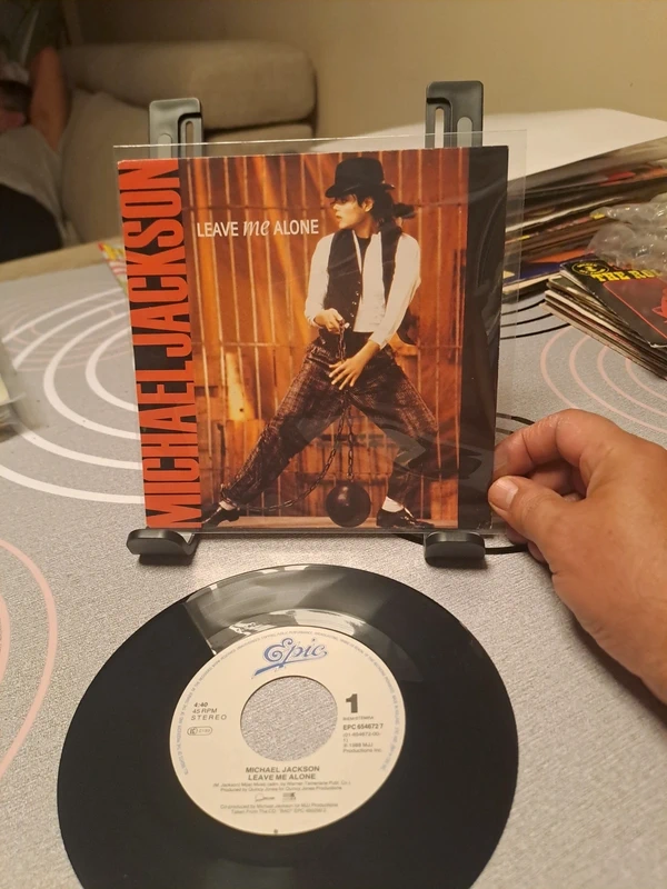 Single 1989,Michael Jackson, Leave me alone