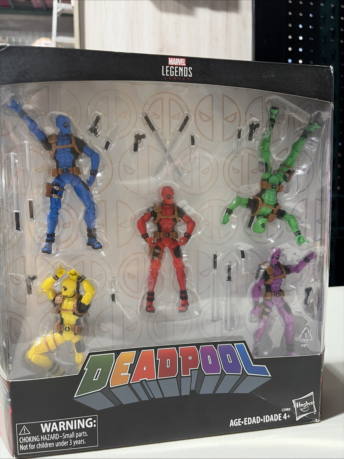 Marvel Legends Deadpool's Rainbow Squad 5-Pack 4 inch Action Figures Set - NEW