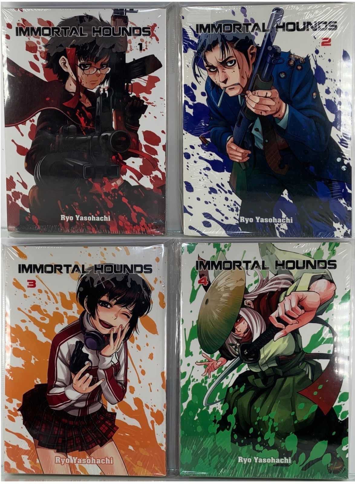 Immortal Hounds Manga Volumes 1-4 Ryo Yasohachi Vertical Comics New 2016-2017