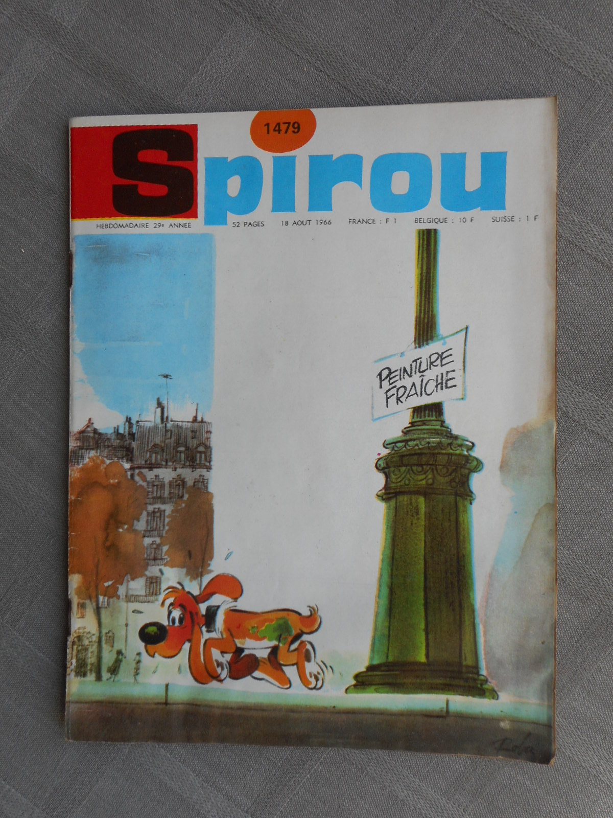 Hebdo Spirou N°1479 Stato Corretto Senza Più Con Il Mini-Racconto