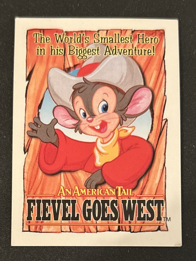 1991 Impel Kroger 7-11 An American Tail Fievel Goes West Promo Trading Card