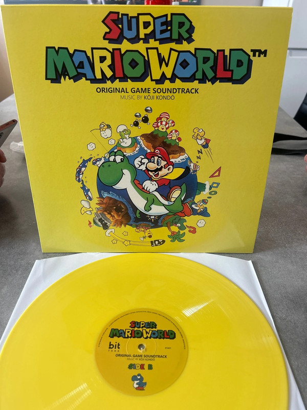 Super Mario world disque vinyle