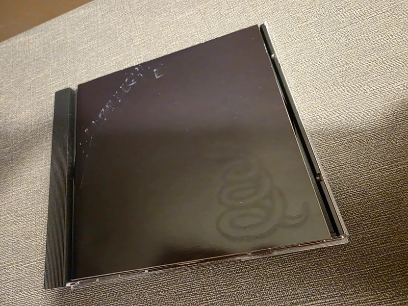 CD groupe Metallica "Black Album" 1ère édition 1991