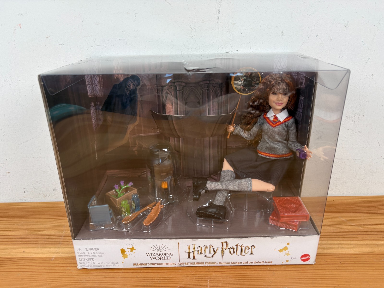 Harry Potter Mondo Magico Hermione’s Polyjuice Potions Bambola Play Set Giocattolo NUOVO