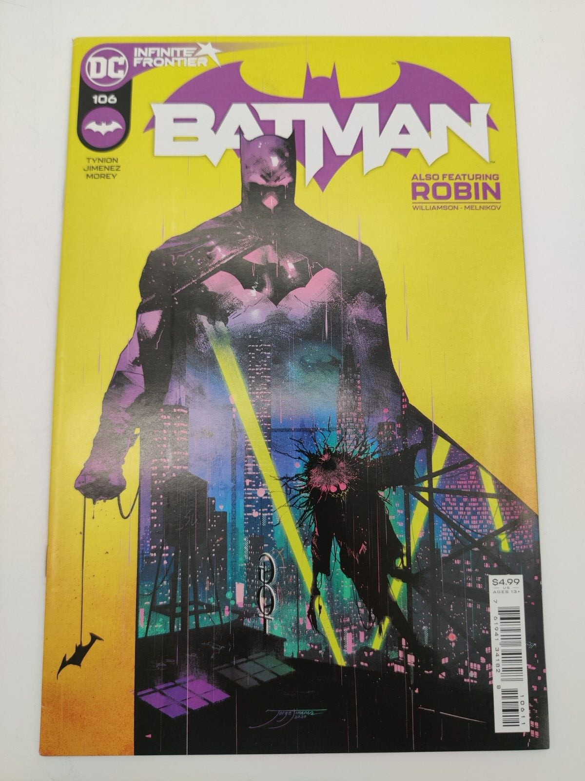Batman #106 Cover A 1° App di Miracolo Molly 2021 DC Comics
