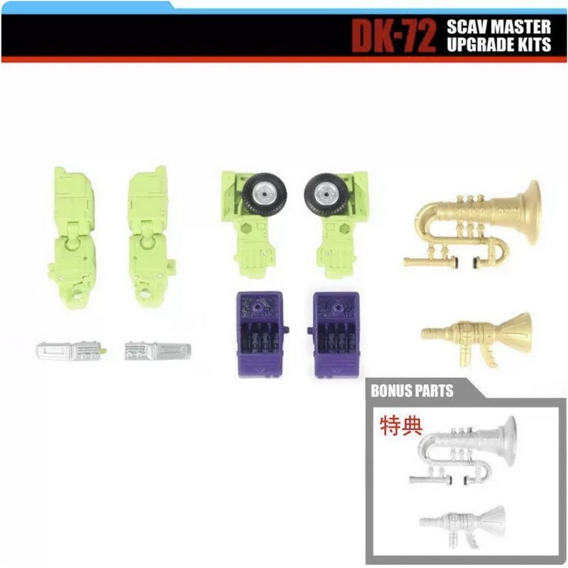 DNA Design DK-72 Upgrade Kit for SS86 Scavenger Mixmaster Set - No Figure