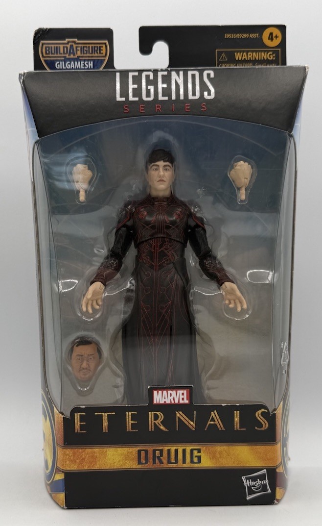 Marvel Legends Series Eternals Druig 6" Modellino Hasbro Gilgamesh Nuovo