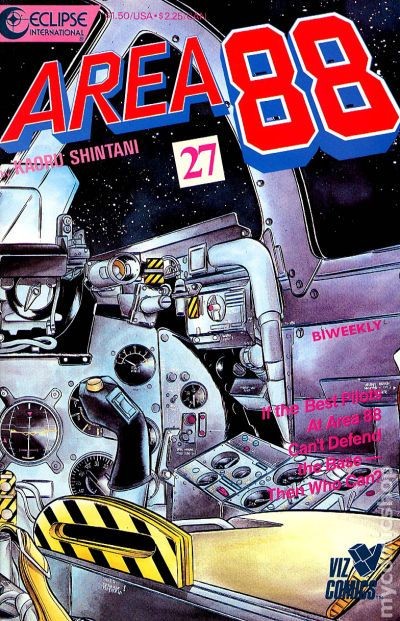 Area 88 #27 VF 8.0 1988 Immagine Stock