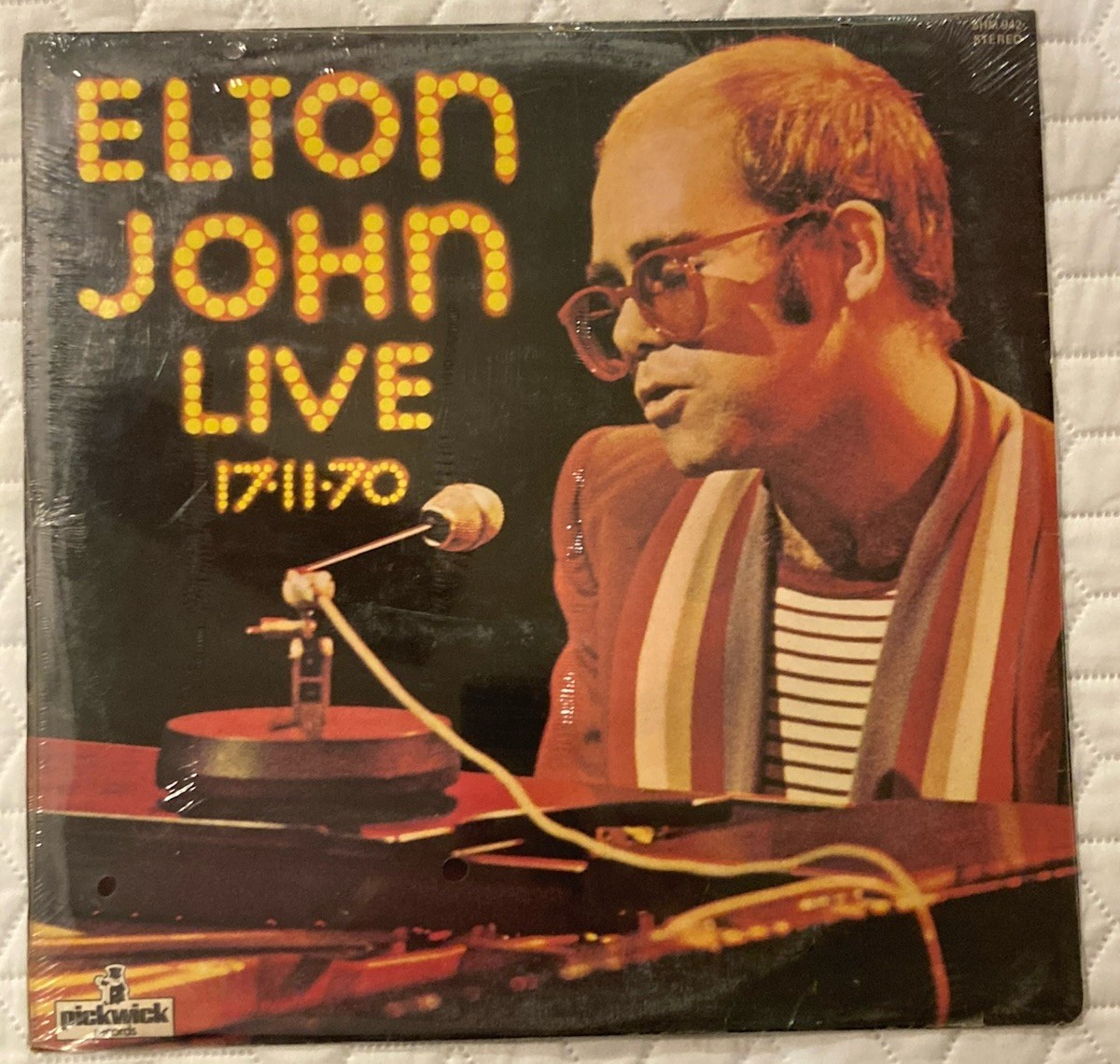 Elton John  LIVE UK IMPORT Vinyl 12” LP 17-11-70 Pickwick (Factory Sealed New)