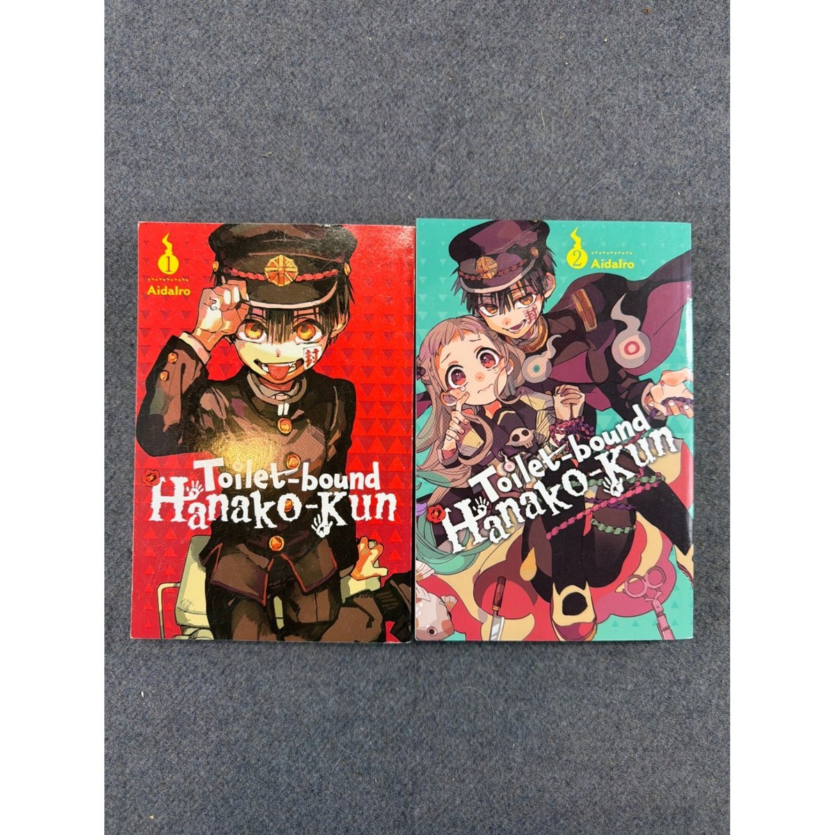 Lotto Hanako-Kun Manga Vol 1-2 rilegato con toilette stampa yen inglese copertina morbida
