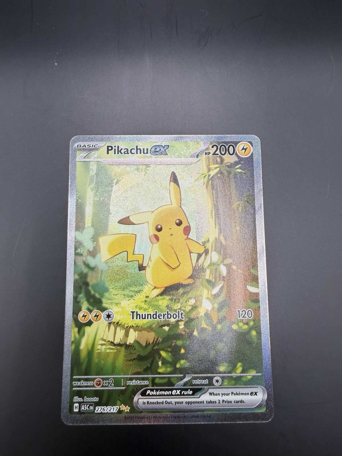 Pikachu Ex #276 Illustrazione Speciale Rara 2026 Eroi Ascesi