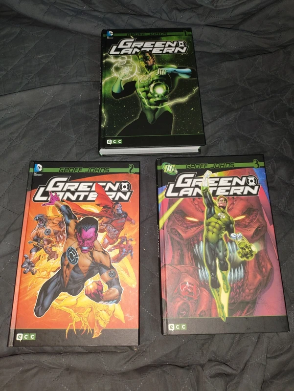 Tomo 1, 2 y 3 de Green Lantern de Geoff Johns Omnibus