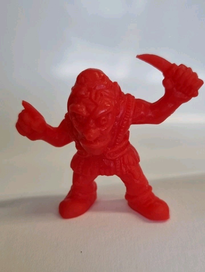 Cappellino Rosso Monster in My Pocket MIMP Rosso Originale Serie 1