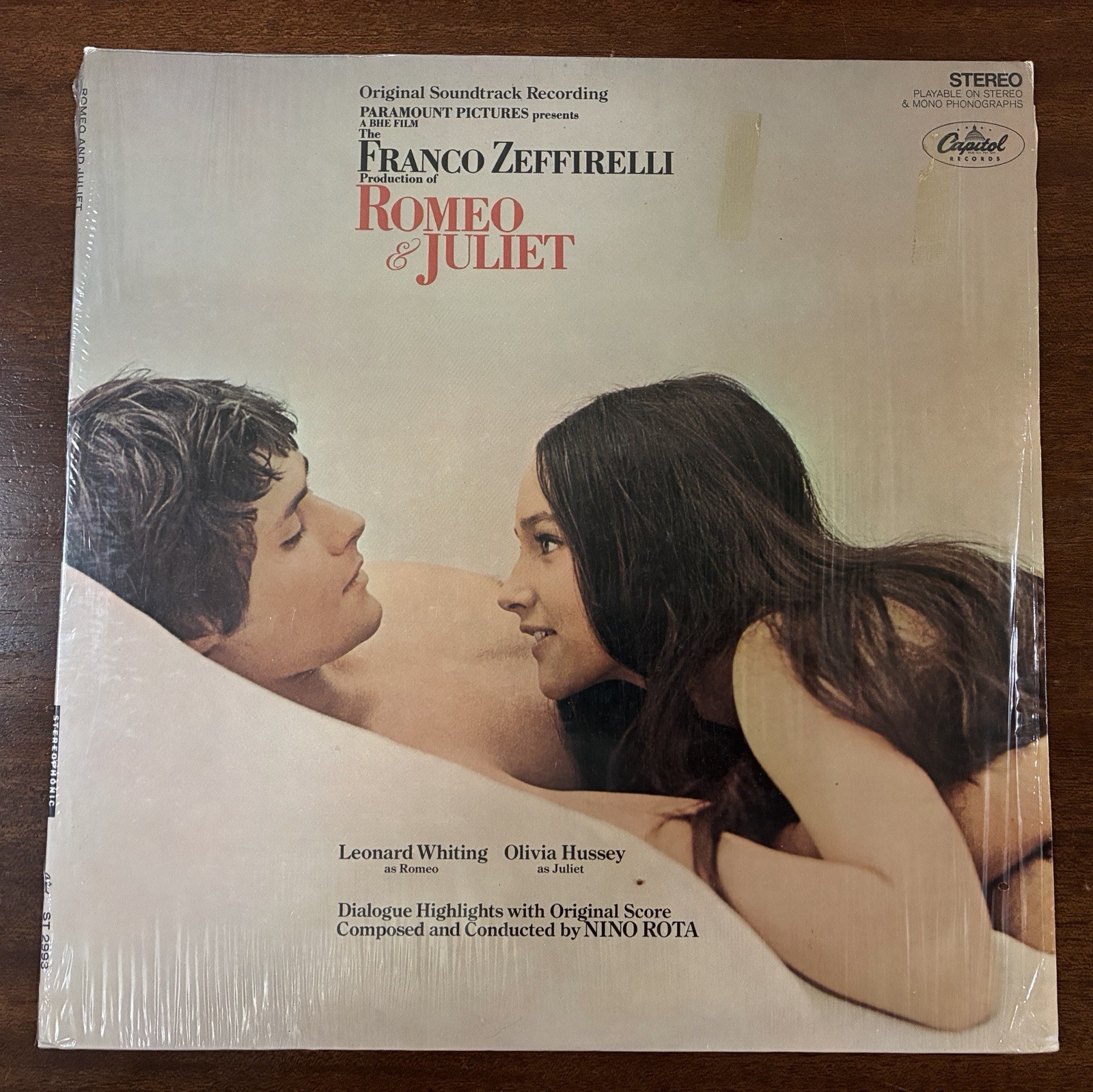Romeo & Juliet OST 1968 Capitol ST‑2993 – First Press – Original Wrap 