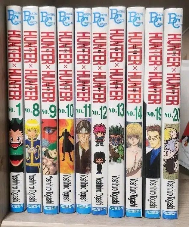 HUNTER HUNTER manga volumi mai aperti 1 8 9 10 11 12 13 14 19 20