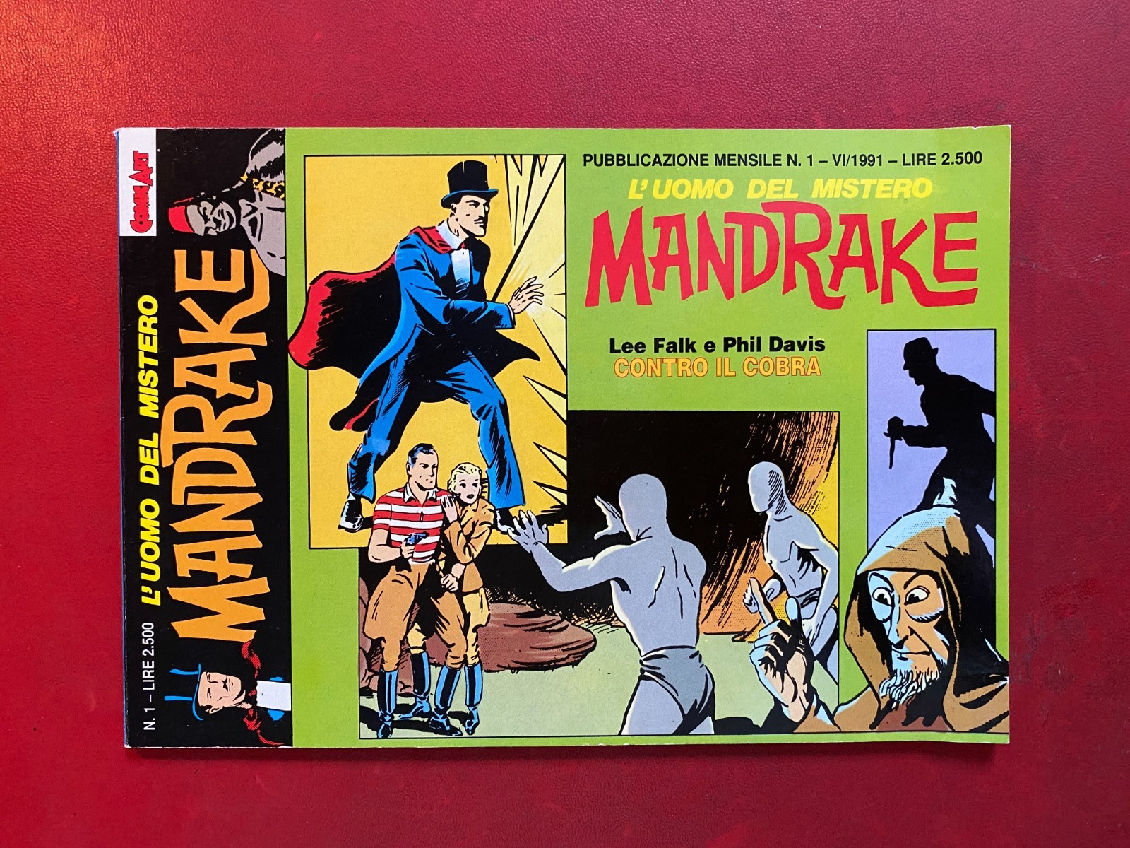 MANDRAKE Anno 1 n. 1 Ed. Comic Art (1991) Fumetto Falk Davis OTTIMO