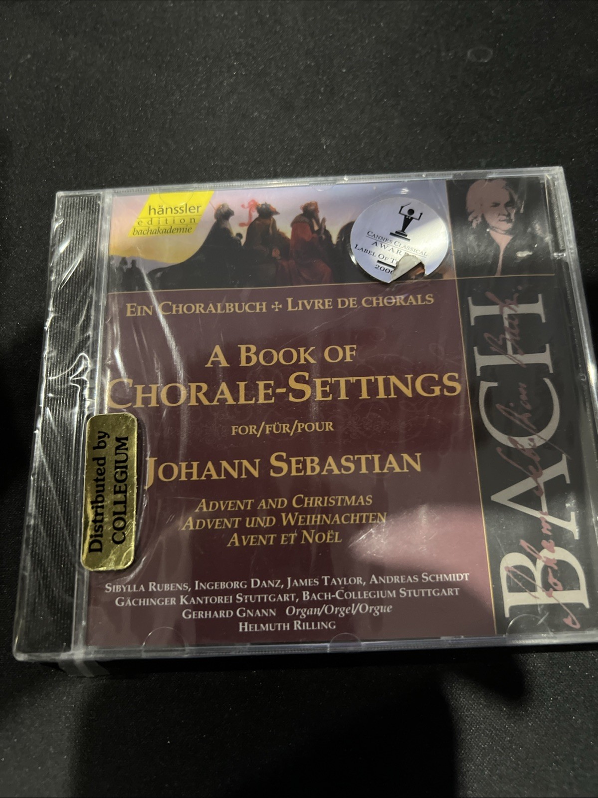 Book of Chorale Settings for Advent & Christmas by J.S. Bach (CD, 1999)
