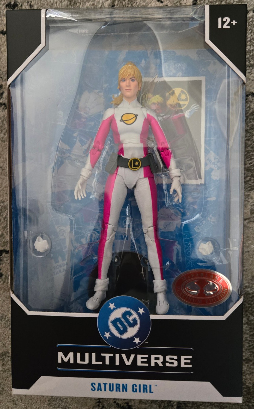 McFarlane DC Multiverse Saturn Girl Red Platinum
