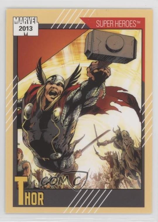 2013 Marvel Fleer Retro 1991 Universe Thor #18 0x29