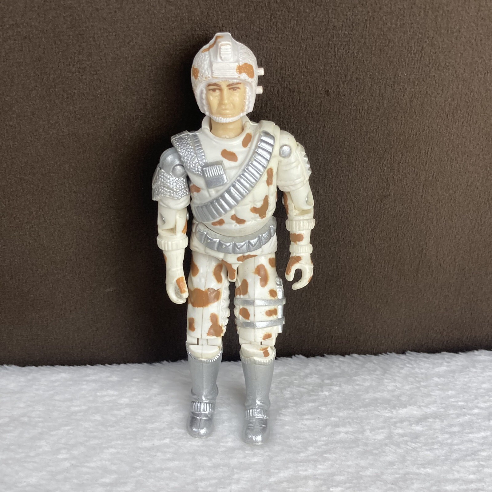 Vtg 1987 GI Joe ARAH Avalanche Dominator Snow Vehicle Driver v1 Action Figure