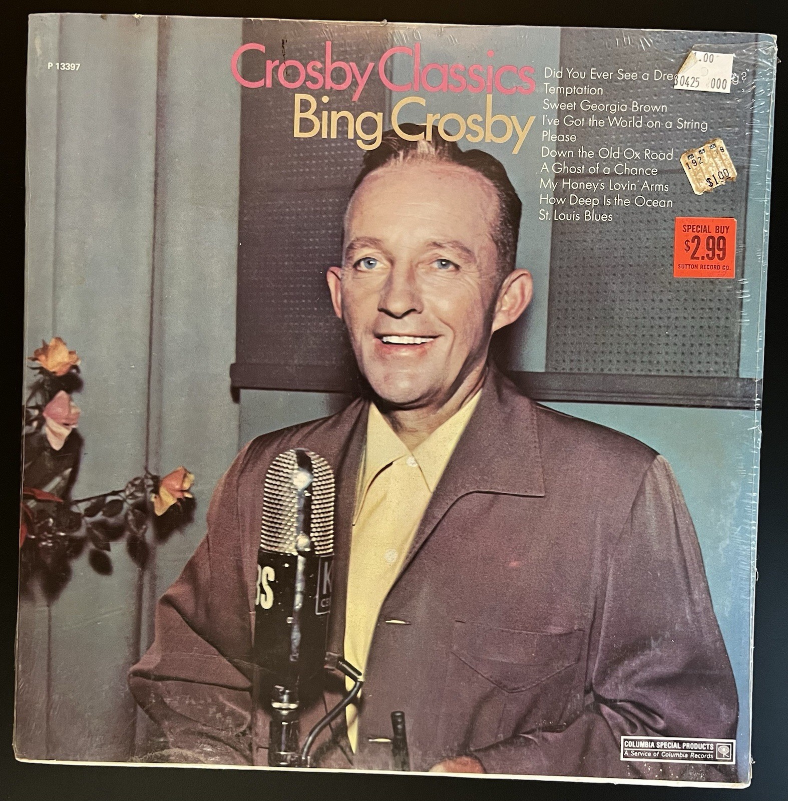 Bing Crosby Crosby Classics SEALED Vinyl LP Columbia Special Products P 13397