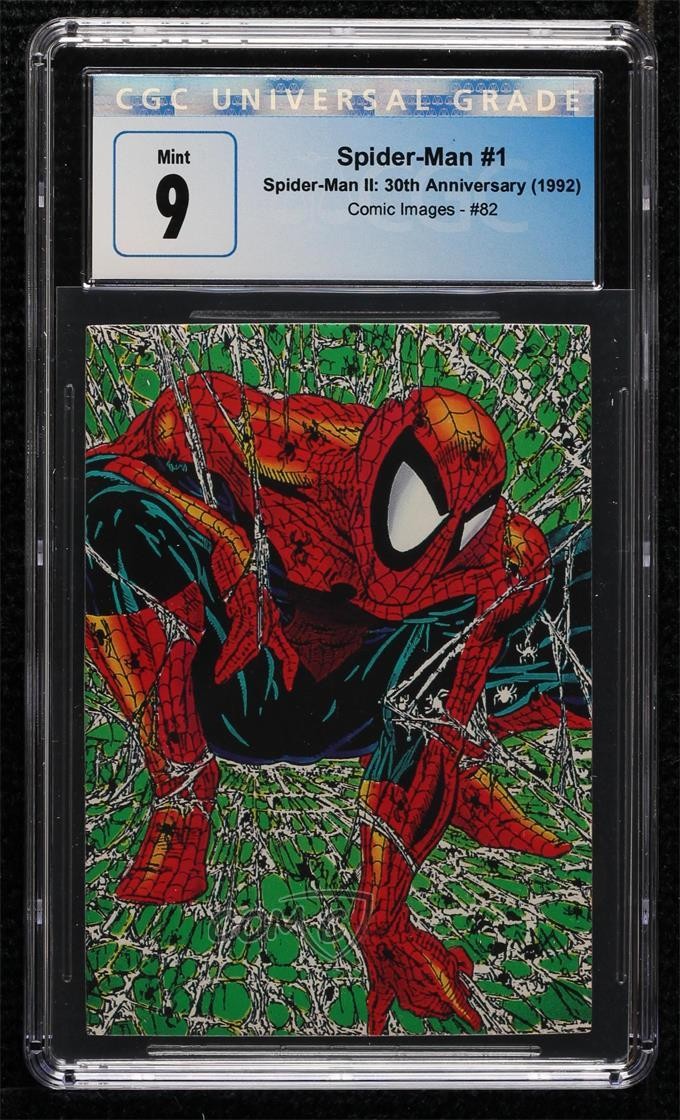1992 Marvel II: 30th Anniversary 1962-1992 Spider-Man #1 #82 CGC 9 Mint 0i7t